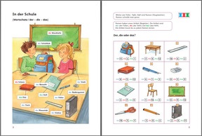 Beispielseite «In der Schule»