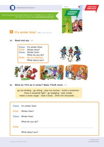 Produktabbildung zu It's winter time! - Arbeitsblatt zum Thema Winter