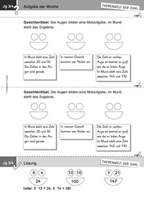 Produktabbildung zu Themenwelt der Zahl: Aufgabe der Woche 52/2017 - Zahlen und Operationen: Zahlenrätsel zum Multiplizieren (Klasse 3/4)