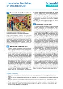 Produktabbildung zu Literarische Stadtbilder im Wandel der Zeit - - Deutsch ab Klasse 10