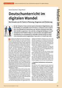 Produktabbildung zu Deutschunterricht im digitalen Wandel - Der Einsatz von KI-Tools in Planung, Diagnose und Förderung