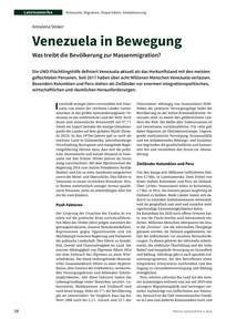 Produktabbildung zu Venezuela in Bewegung - Was treibt die Bevölkerung zur Massenmigration?