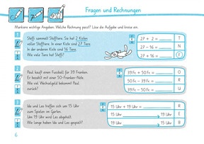 Die Bunte Reihe Schweiz - Sachrechnen 2 - Beispielseite 6