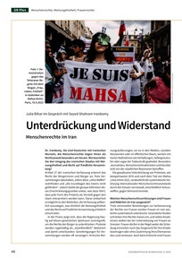 Produktabbildung zu Unterdrückung und Widerstand - Menschenrechte im Iran
