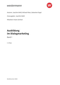 Probeseiten Ausbildung im Dialogmarketing - Band 1 - Schulbuch, 8. Auflage 2026