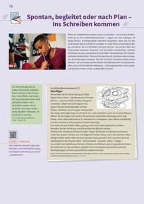 Ins Schreiben kommen