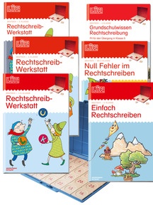 Startchancen-Paket DEUTSCH Rechtschreibung: LÜK Übungshefte mit Kontrollgeräten