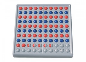 SCHUBI Abaco 100 mit zweifarbigen Kugeln