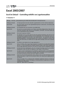 Produktabbildung zu Excel 2003/2007 - Excel im Einkauf - Controlling mithilfe von Lagerkennzahlen
