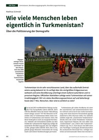 Produktabbildung zu Wie viele Menschen leben eigentlich in Turkmenistan? - Über die Politisierung der Demografie