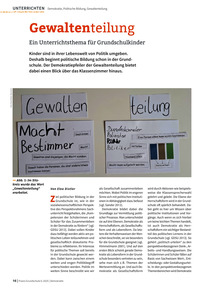 Produktabbildung zu Gewaltenteilung - Ein Unterrichtsthema für Grundschulkinder