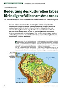 Produktabbildung zu Bedeutung des kulturellen Erbes für indigene Völker am Amazonas - Das biokulturelle Erbe der Llanos de Moxos im bolivianischen Amazonasgebiet