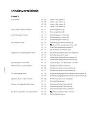 KV Flora 5: Inhaltsverzeichnis - Lesen