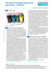 Produktabbildung zu UN-Abkommen gegen Plastikmüll gescheitert - was jetzt? - - Politik / Wirtschaft / Erdkunde ab Klasse 9