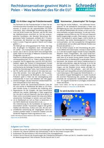 Produktabbildung zu Rechtskonservativer gewinnt Wahl in Polen - Was bedeutet das für die EU? - - Politik ab Klasse 11
