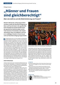 Produktabbildung zu „Männer und Frauen sind gleichberechtigt“ - Aber wie steht es um die Diskriminierung von Frauen?
