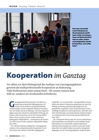 Produktabbildung zu Kooperation im Ganztag