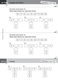 Produktabbildung zu Themenwelt der Zahl: Aufgabe der Woche 27/2016 - Zahlen und Operationen: Knobelaufgabe zum Addieren bis 20
