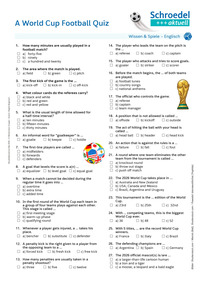 Produktabbildung zu A World Cup Football Quiz - - Englisch ab Klasse 7