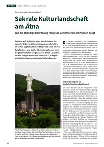Produktabbildung zu Sakrale Kulturlandschaft am Ätna - Wie die ständige Bedrohung religiöse Landmarken am Vulkan prägt