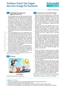 Produktabbildung zu Profiteur Putin? Die Folgen des Iran-Kriegs für Russland - - Politik / Wirtschaft ab Klasse 10