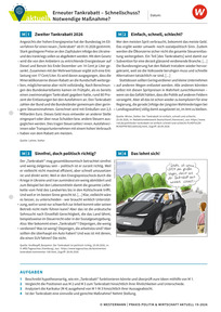 Produktabbildung zu Erneuter Tankrabatt - Schnellschuss? Notwendige Maßnahme? - Praxis Politik und Wirtschaft aktuell 19/2026