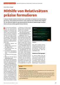 Produktabbildung zu Mithilfe von Relativsätzen präzise formulieren