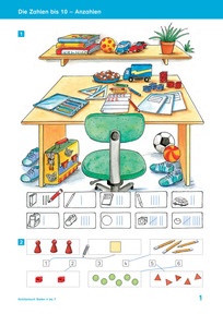 Produktabbildung zu Denken und Rechnen 2017 (Ausgabe Ost): Arbeitsheft 1 - Lösungen