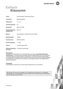 Produktabbildung zu Jenny Erpenbeck: Heimsuchung. Roman | Gegenwartsliteratur - Jenny Erpenbeck: Heimsuchung. Roman (2008)