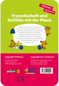 Freundschaft und Gefühle mit der Maus 5-6+. Rückseite