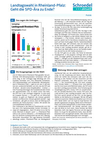 Produktabbildung zu Landtagswahl in Rheinland-Pfalz: Geht die SPD-Ära zu Ende? - - Politik ab Klasse 9