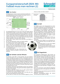 Produktabbildung zu Fußball-EM 2024: Mit Fußball muss man rechnen (2) - - Mathematik ab Klasse 7