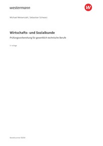 Probeseiten Wirtschafts- und Sozialkunde - Prüfungsvorbereitung für gewerblich-technische Berufe, 9. Auflage 2024
