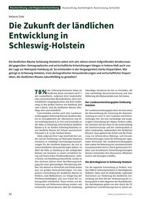 Produktabbildung zu Die Zukunft der ländlichen Entwicklung in Schleswig-Holstein