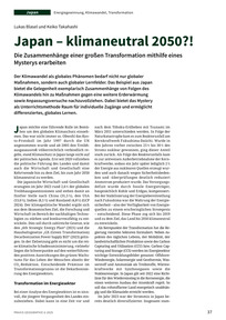 Produktabbildung zu Japan - klimaneutral 2050?! - Die Zusammenhänge einer großen Transformation mithilfe eines Mysterys erarbeiten