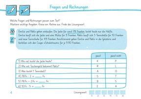 Die Bunte Reihe Schweiz - Sachrechnen 3 - Beispielseite 4
