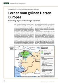 Produktabbildung zu Lernen vom grünen Herzen Europas - Nachhaltige Regionalentwicklung in Slowenien