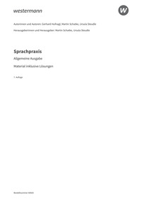 Probeseiten Sprachpraxis: Ein Deutschbuch für Berufliche Schulen - Allgemeine Ausgabe - Material inklusive Lösungen Download, 7. Auflage 2026