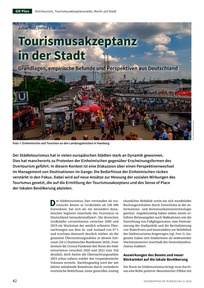 Produktabbildung zu Tourismusakzeptanz in der Stadt - Grundlagen, empirische Befunde und Perspektiven aus Deutschland