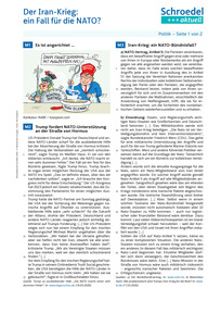 Produktabbildung zu Der Iran-Krieg: ein Fall für die NATO? - - Politik ab Klasse 11