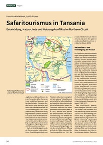 Produktabbildung zu Safaritourismus in Tansania - Entwicklung, Naturschutz und Nutzungskonflikte im Northern Circuit