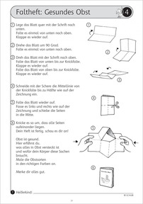 Bastelanleitung Faltheft