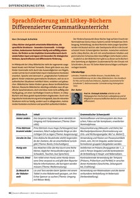 Produktabbildung zu Sprachförderung mit Litkey-Büchern - Differenzierter Grammatikunterricht