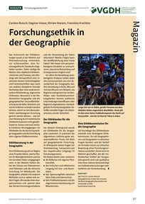 Produktabbildung zu Forschungsethik in der Geographie