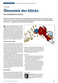Produktabbildung zu Ökonomie des Glücks - Kann Geld glücklich machen?