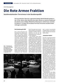 Produktabbildung zu Die Rote Armee Fraktion - Sozialrevolutionärer Terrorismus in der Bundesrepublik