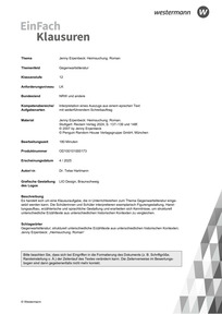 Produktabbildung zu Jenny Erpenbeck: Heimsuchung. Roman | Gegenwartsliteratur - Jenny Erpenbeck: Heimsuchung. Roman. Stuttgart: Reclam Verlag 2024, S. 137-139 und 148f.