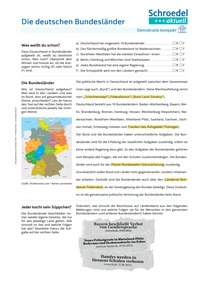 Produktabbildung zu Die deutschen Bundesländer (Demokratie kompakt) - - Fächerübergreifend / Politik ab Klasse 5