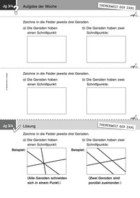 Produktabbildung zu Themenwelt der Zahl: Aufgabe der Woche 26/2018 - Raum und Form: Lage von Geraden