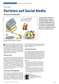 Produktabbildung zu Parteien auf Social Media - Alles für die Reichweite?